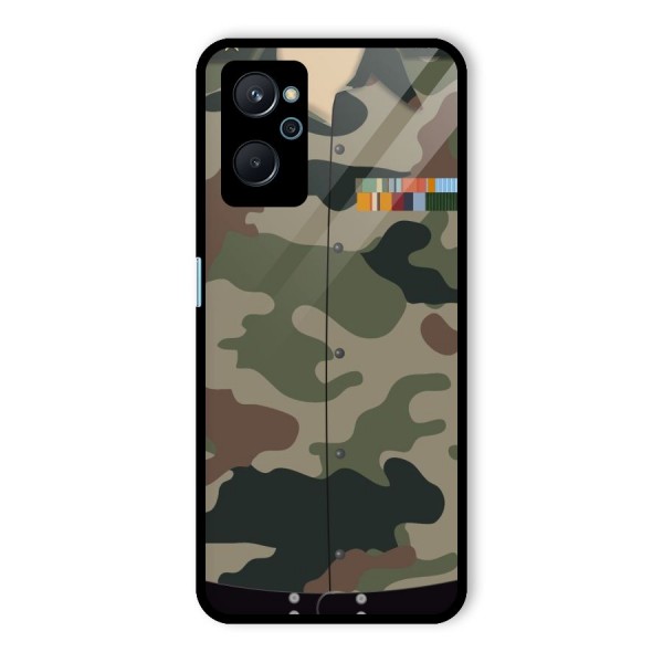 Army Uniform Glass Back Case for Realme 9i