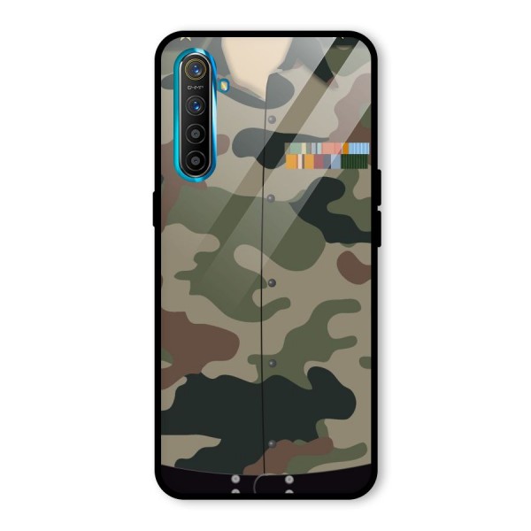 Army Uniform Glass Back Case for Realme XT