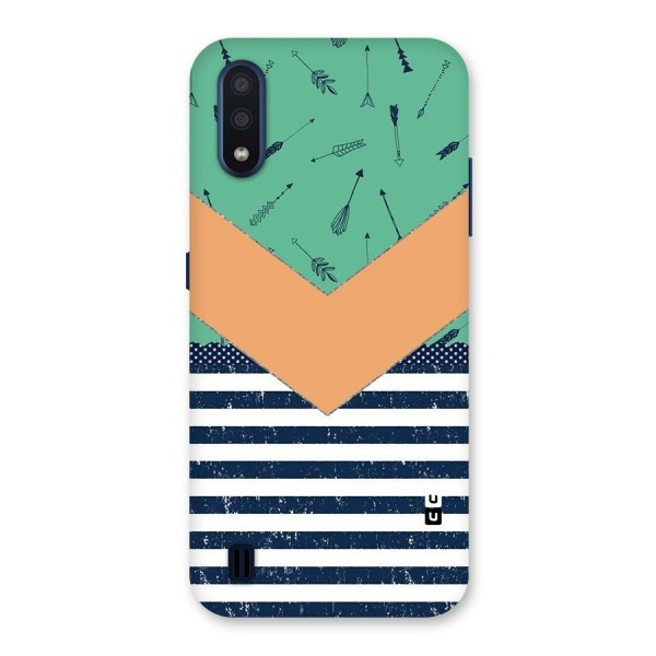 Arrows and Stripes Back Case for Galaxy M01