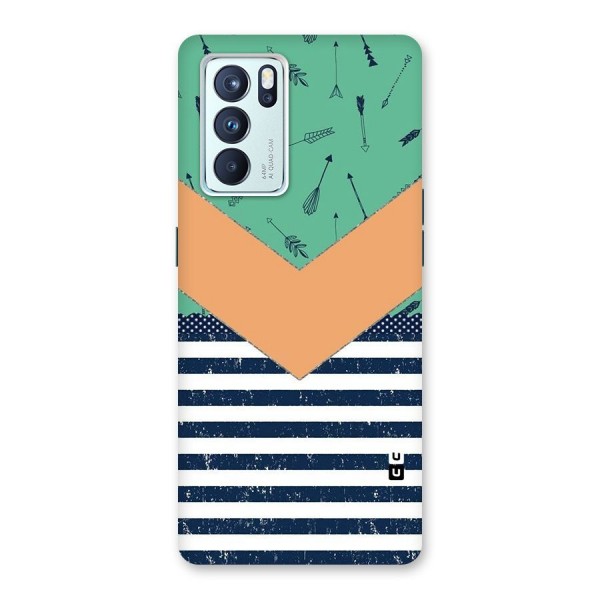 Arrows and Stripes Back Case for Oppo Reno6 Pro 5G