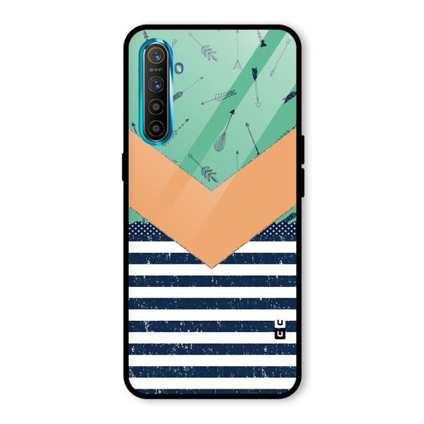 Arrows and Stripes Glass Back Case for Realme XT