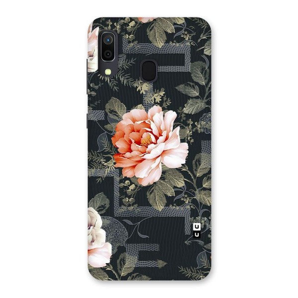 Art And Floral Back Case for Galaxy A20