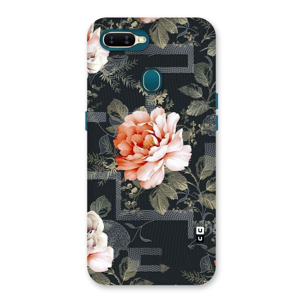 Art And Floral Back Case for Oppo A12