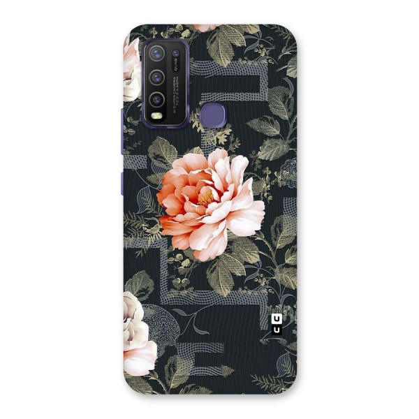 Art And Floral Back Case for Vivo Y30