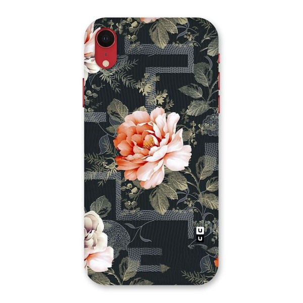 Art And Floral Back Case for iPhone XR