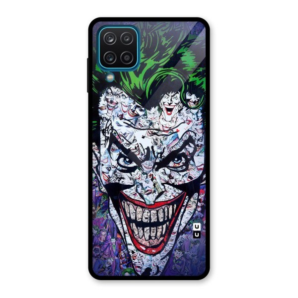 Art Face Glass Back Case for Galaxy A12