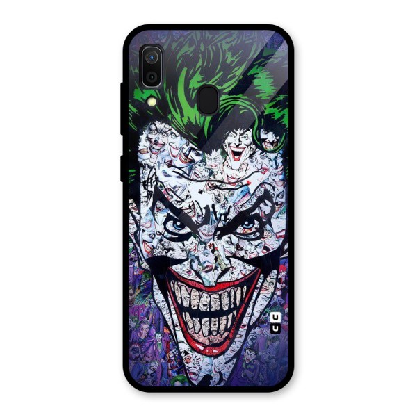 Art Face Glass Back Case for Galaxy A30