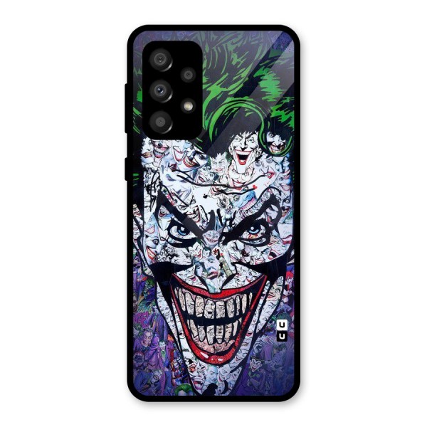 Art Face Glass Back Case for Galaxy A32