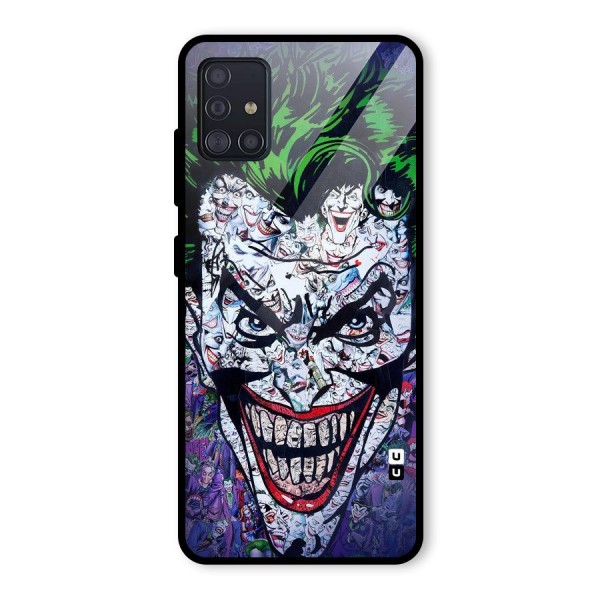 Art Face Glass Back Case for Galaxy A51