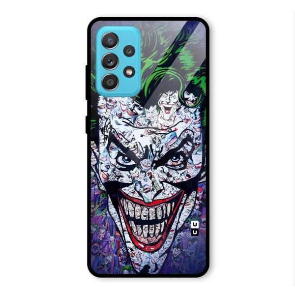 Art Face Glass Back Case for Galaxy A52s 5G