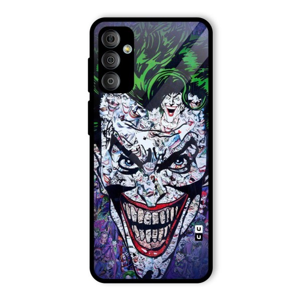 Art Face Glass Back Case for Galaxy F23