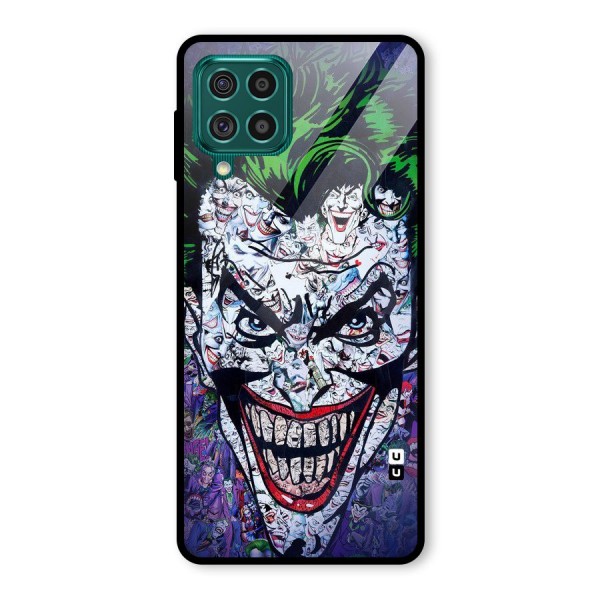 Art Face Glass Back Case for Galaxy F62