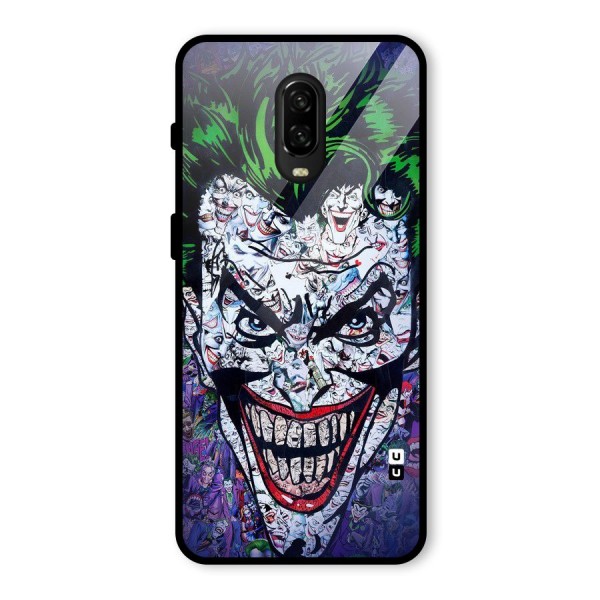 Art Face Glass Back Case for OnePlus 6T