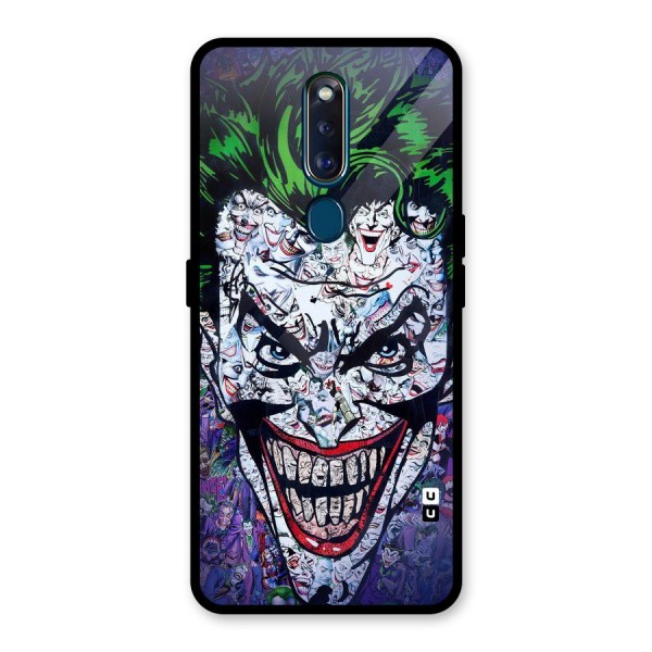 Art Face Glass Back Case for Oppo F11 Pro