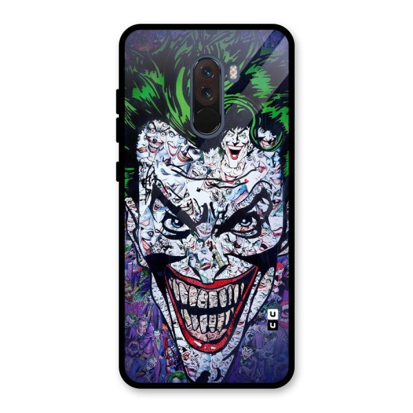 Art Face Glass Back Case for Poco F1