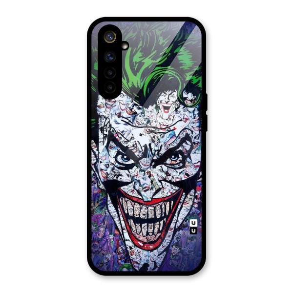 Art Face Glass Back Case for Realme 6