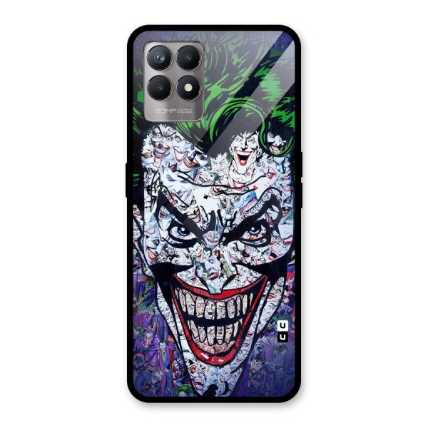 Art Face Glass Back Case for Realme 8i