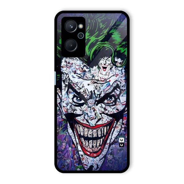 Art Face Glass Back Case for Realme 9i