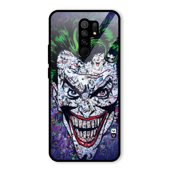 Art Face Glass Back Case for Redmi 9 Prime