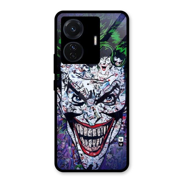 Art Face Glass Back Case for Vivo T1 Pro