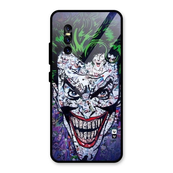 Art Face Glass Back Case for Vivo V15 Pro