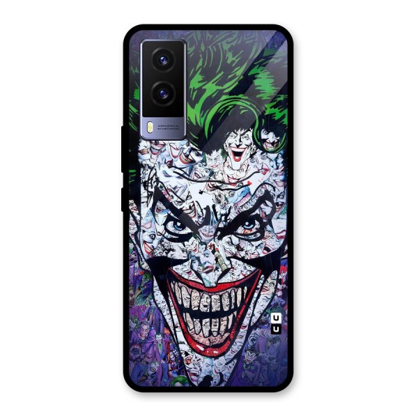 Art Face Glass Back Case for Vivo V21e 5G