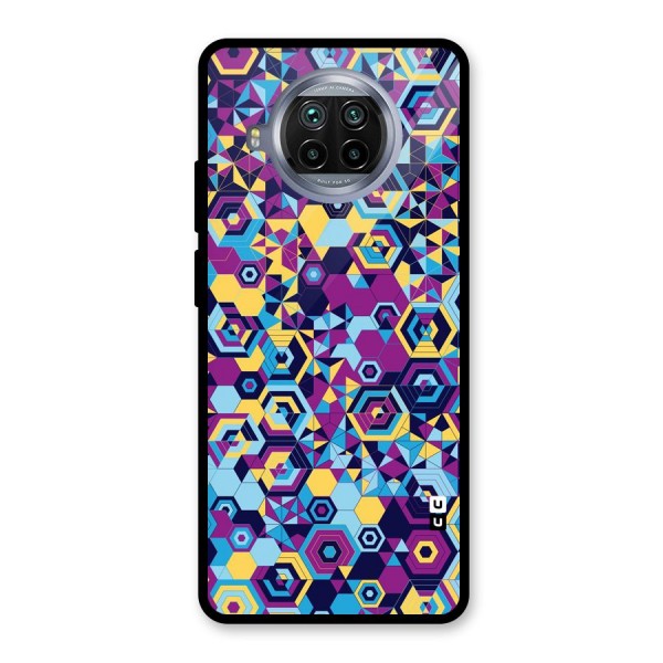 Artistic Abstract Glass Back Case for Mi 10i