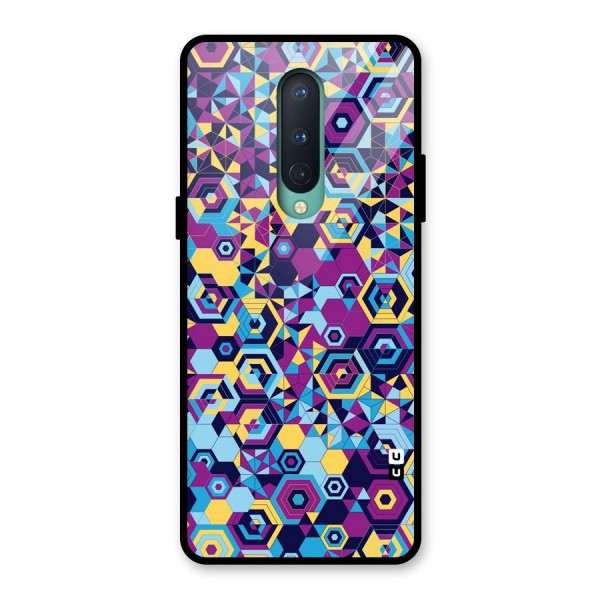 Artistic Abstract Glass Back Case for OnePlus 8