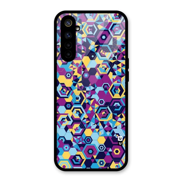 Artistic Abstract Glass Back Case for Realme 6