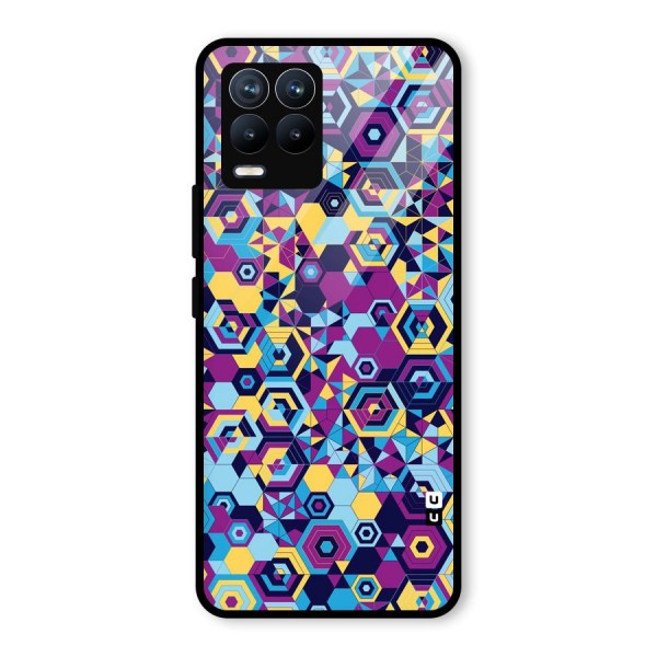 Artistic Abstract Glass Back Case for Realme 8 Pro