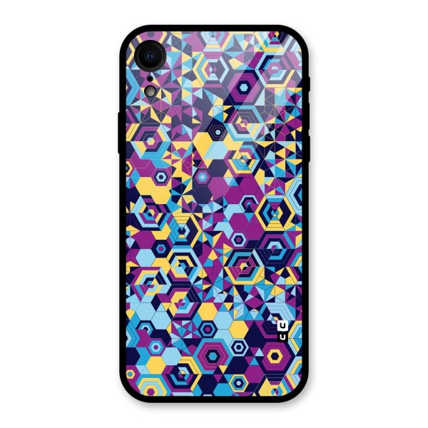 Artistic Abstract Glass Back Case for XR