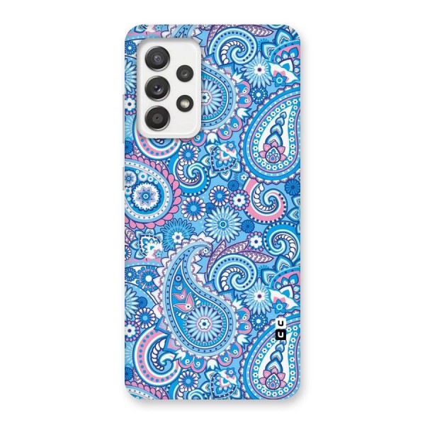 Artistic Blue Art Back Case for Galaxy A52