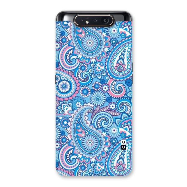 Artistic Blue Art Back Case for Galaxy A80