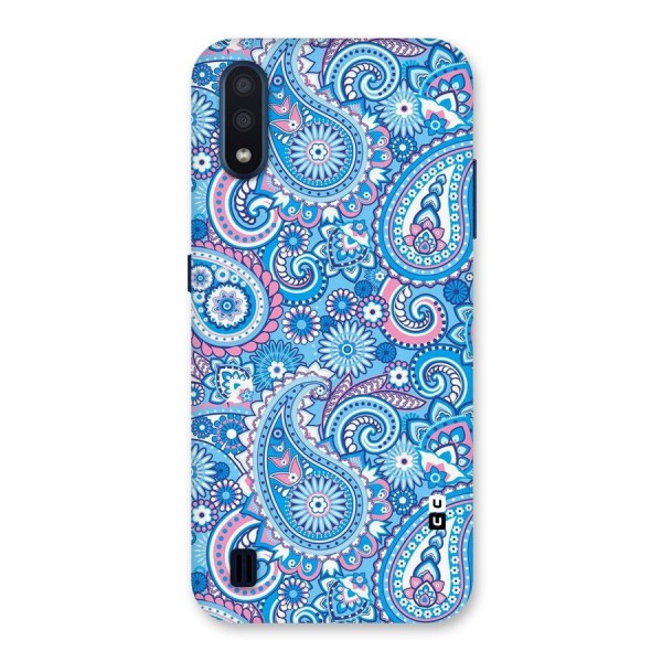 Artistic Blue Art Back Case for Galaxy M01