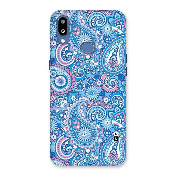 Artistic Blue Art Back Case for Galaxy M01s