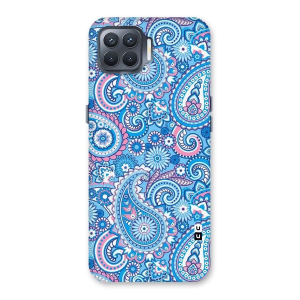 Artistic Blue Art Back Case for Oppo F17 Pro