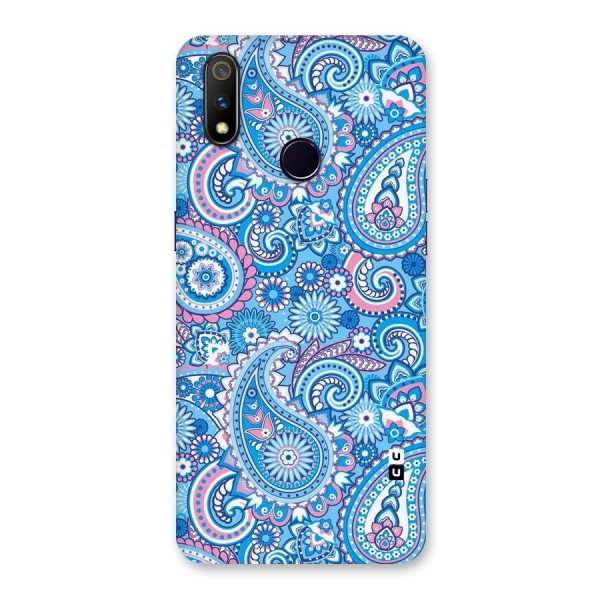 Artistic Blue Art Back Case for Realme 3 Pro