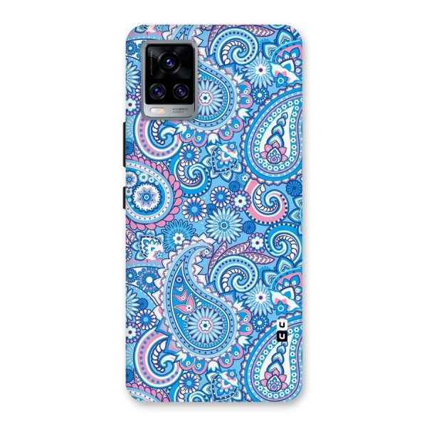 Artistic Blue Art Back Case for Vivo V20 Pro