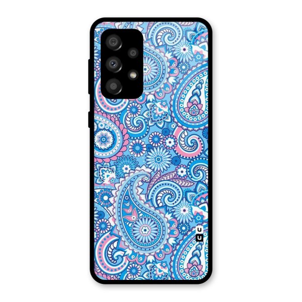 Artistic Blue Art Glass Back Case for Galaxy A32