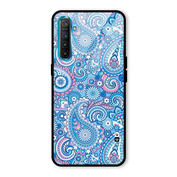 Artistic Blue Art Glass Back Case for Realme XT