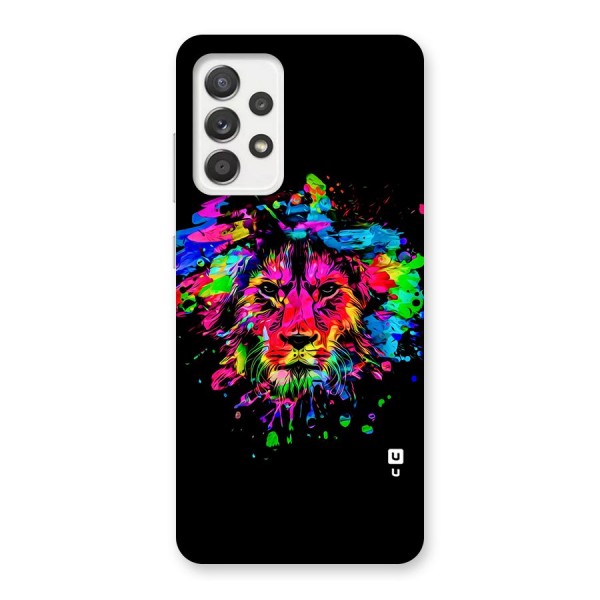 Artistic Lion Art Splash Back Case for Galaxy A52