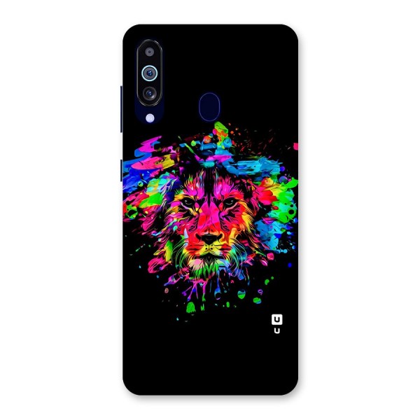 Artistic Lion Art Splash Back Case for Galaxy A60