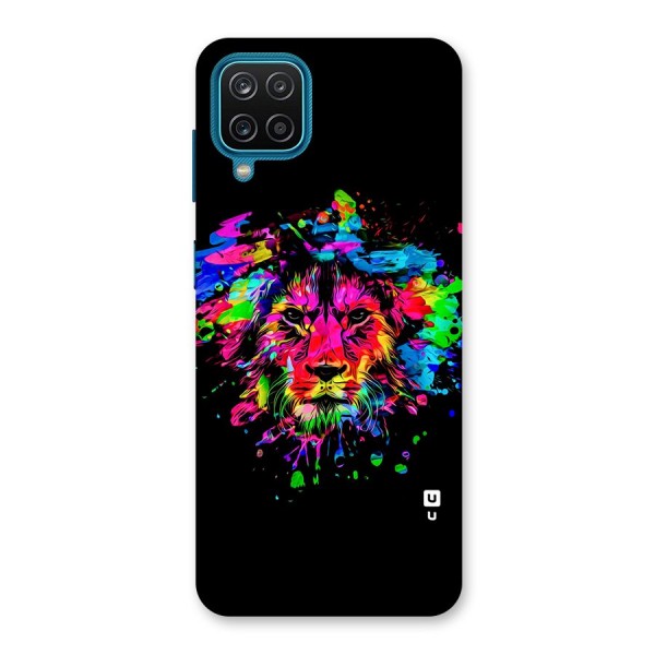 Artistic Lion Art Splash Back Case for Galaxy F12