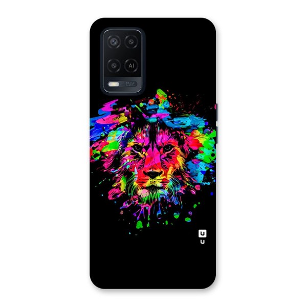 Artistic Lion Art Splash Back Case for Oppo A54