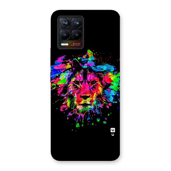 Artistic Lion Art Splash Back Case for Realme 8