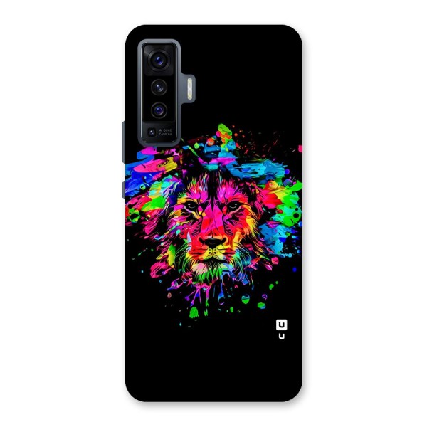 Artistic Lion Art Splash Back Case for Vivo X50