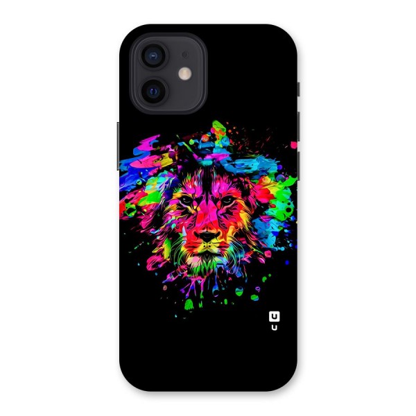 Artistic Lion Art Splash Back Case for iPhone 12