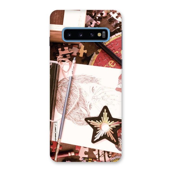 Artistic Messy Back Case for Galaxy S10