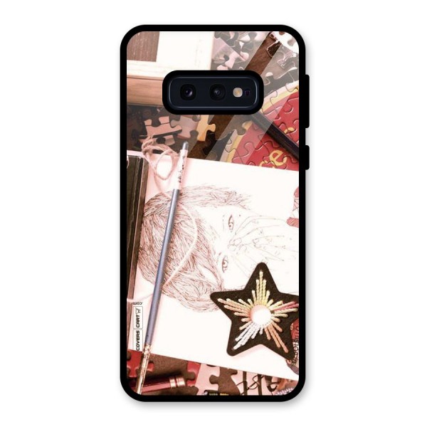 Artistic Messy Glass Back Case for Galaxy S10e