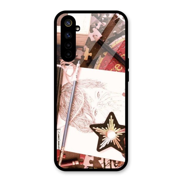 Artistic Messy Glass Back Case for Realme 6